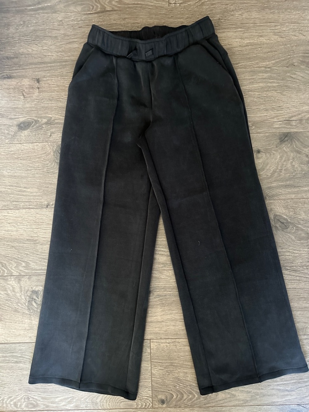 all in motion Black Wide-Leg Pull-On Pants
